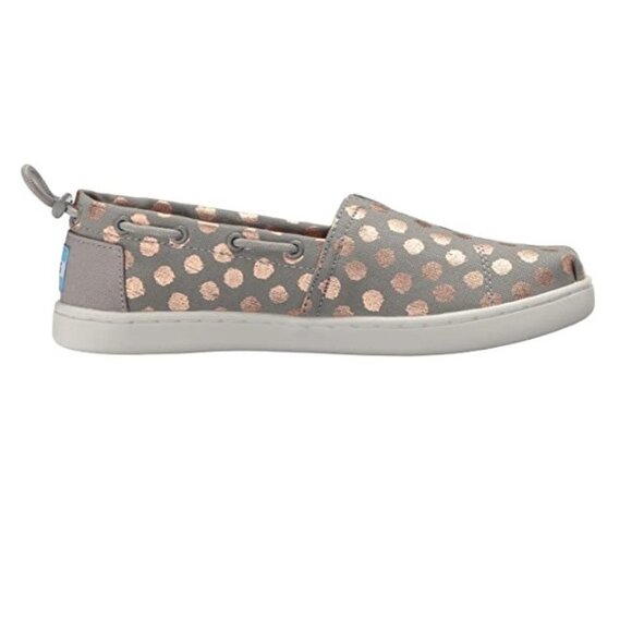 TOMS Baby Girls Bimini Rose Gold Foil Dot - Picture 2 of 6